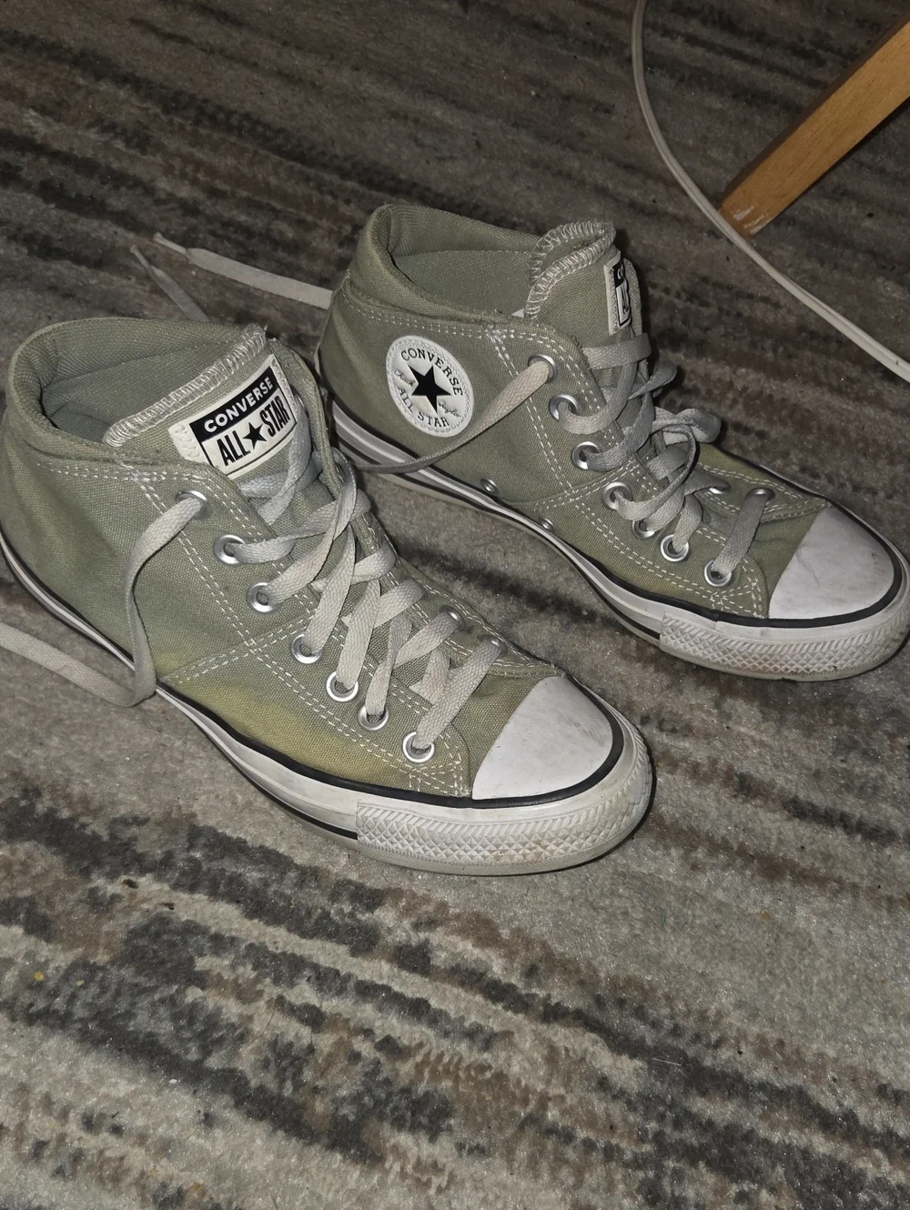 Converse All Star High Top Sneakers - Olive